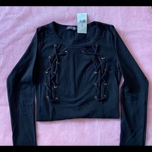 Fashion Nova long sleeve bodysuit